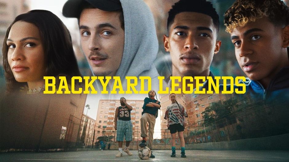 Key art for adidas Backyard Legends, its World Cup 2026 campaign film